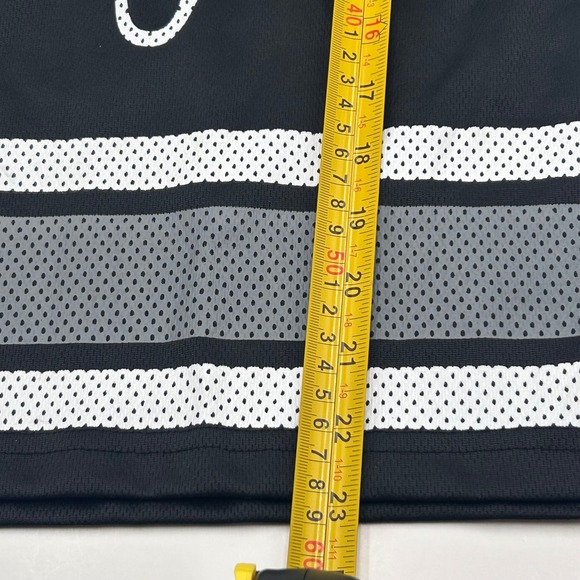 Ghost Face Scream 96 Hockey Jersey Black Icon of Halloween Kids Size M #96 - Picture 7 of 8